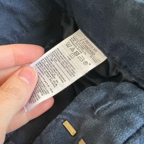 Blue Old Navy Mid Rise Pixie Skinny Ankle Pants - Picture 4 of 7